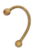 ASH Hardwood Sock Hooks®--simply the best stocking hanger on the market! Available in five styles....