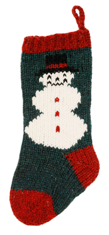 DC Snowman demi-classic stocking