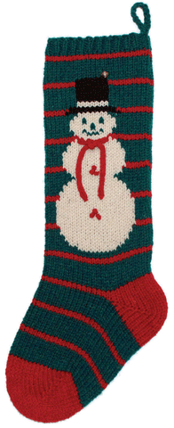 CS Holiday 3-D snowman classic stocking