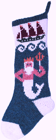 CS W Nautical Neptune classic stocking
