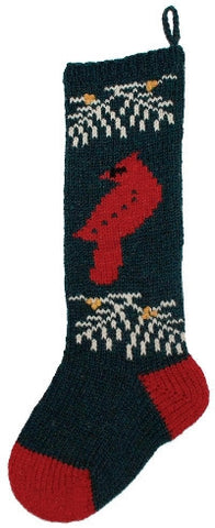 CS Maine Christmas cardinal classic stocking