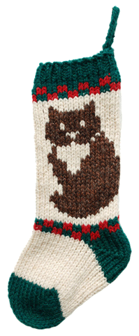 PET Checkerboard cat pet stocking