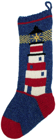 CS Maine lighthouse classic stocking