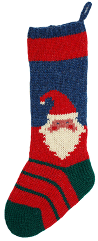 CS Plain band santa classic stocking